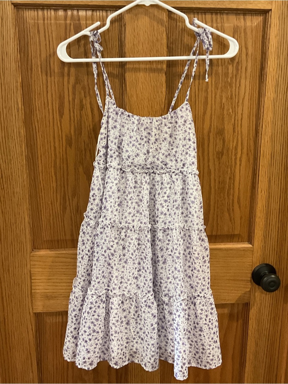Altar’d State Floral Tiered Mini Dress – Size Small
